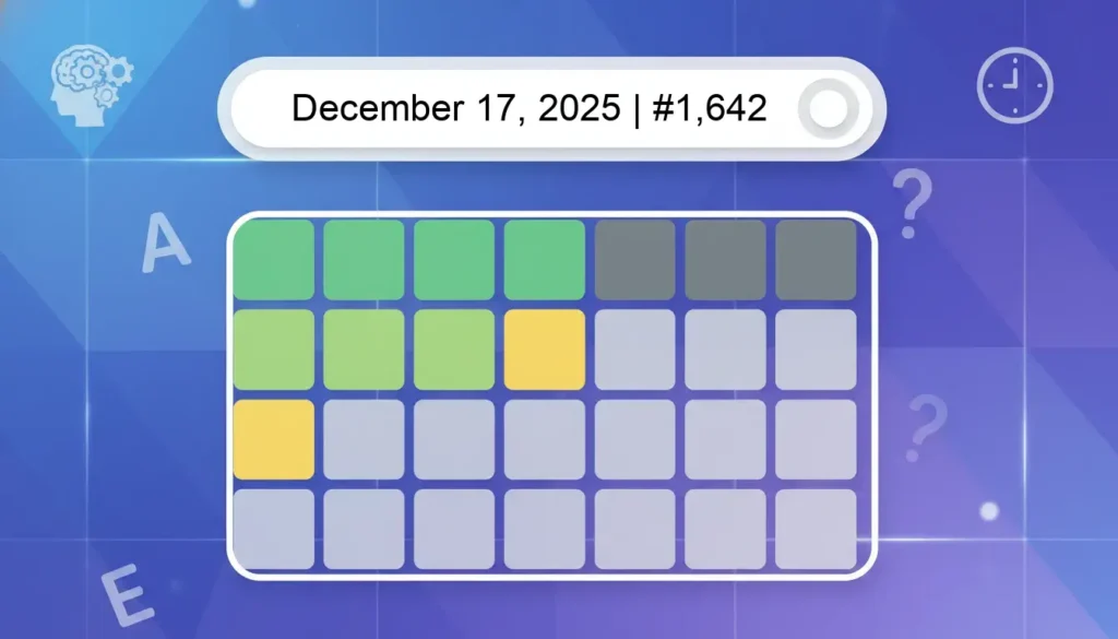 Wordle Answer Today #1642.webp