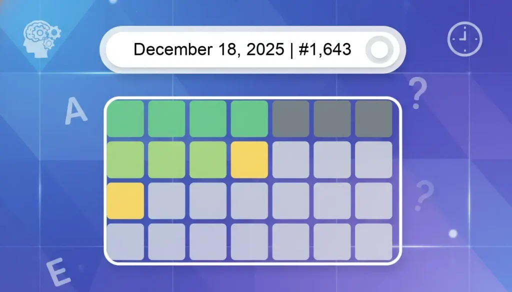 Wordle Answer Today #1643.webp