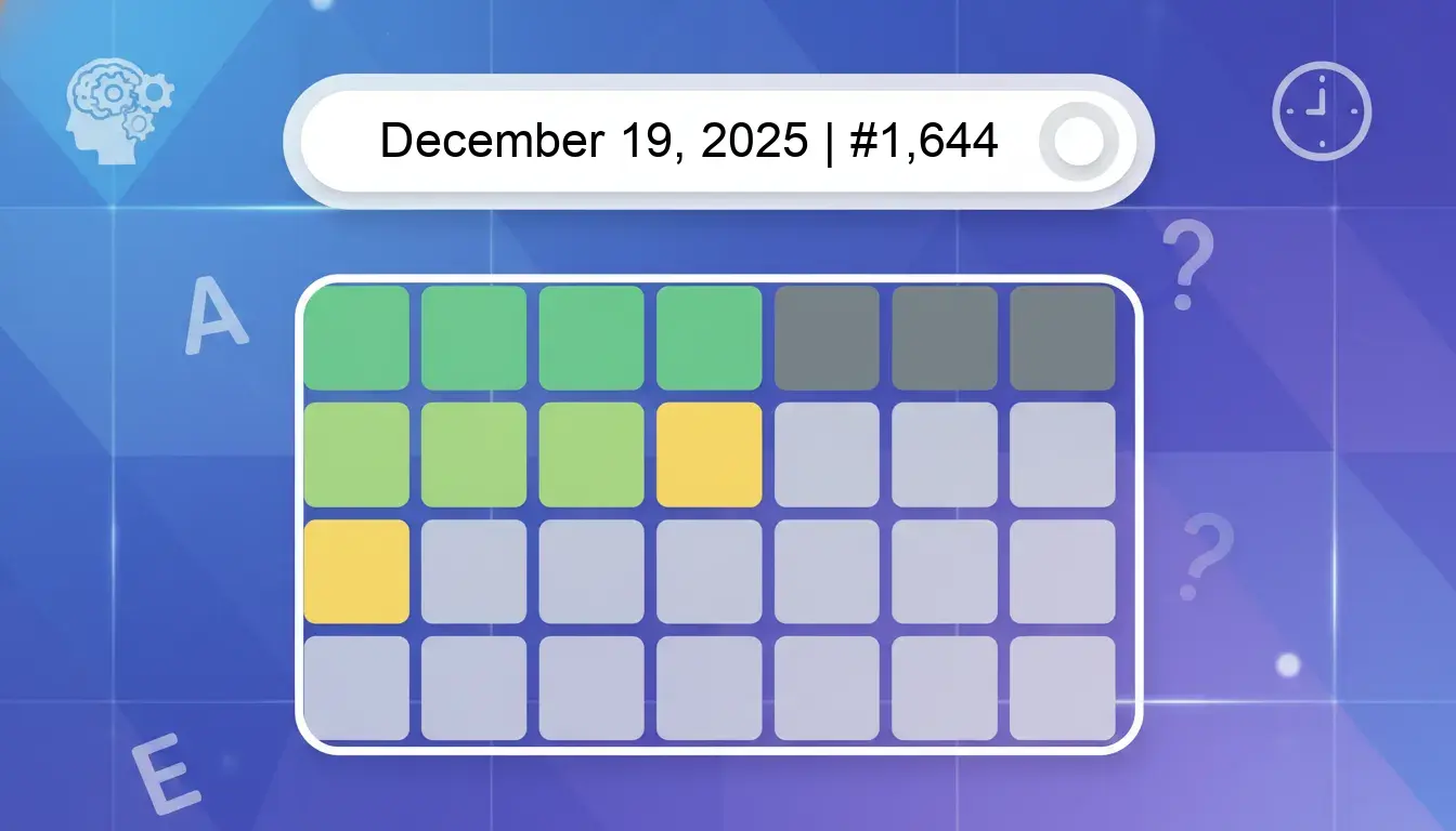 Wordle Answer Today #1644.webp