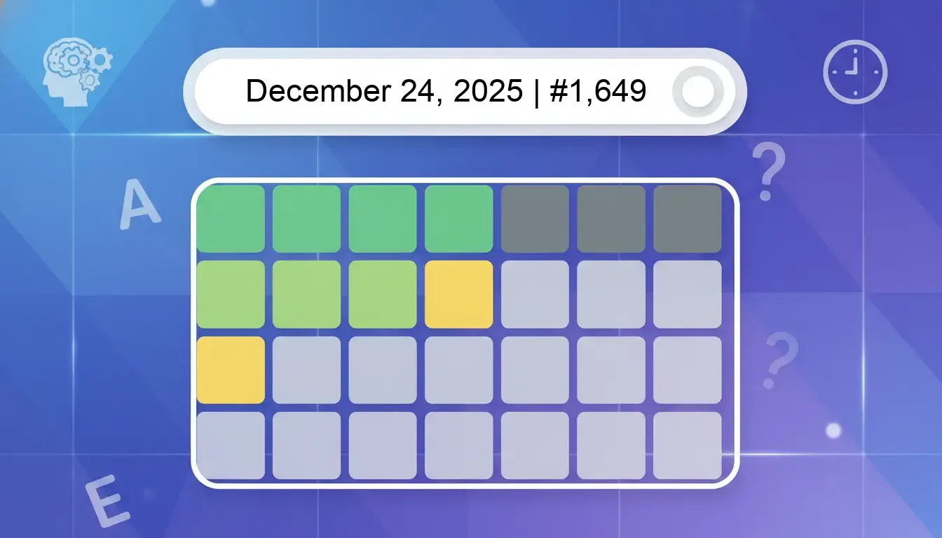 Wordle Answer Today #1649.webp