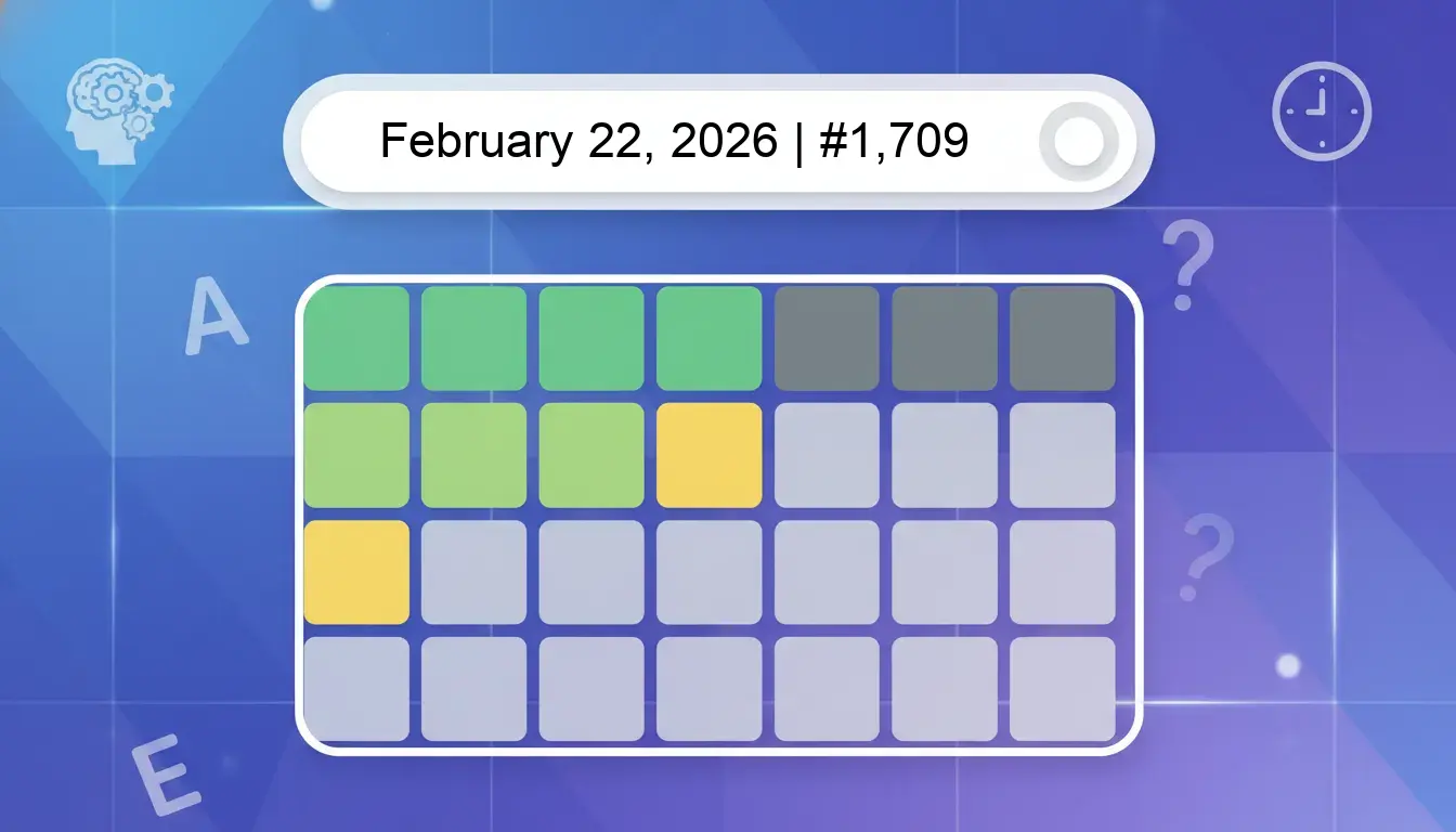 Wordle Answer Today #1709.webp