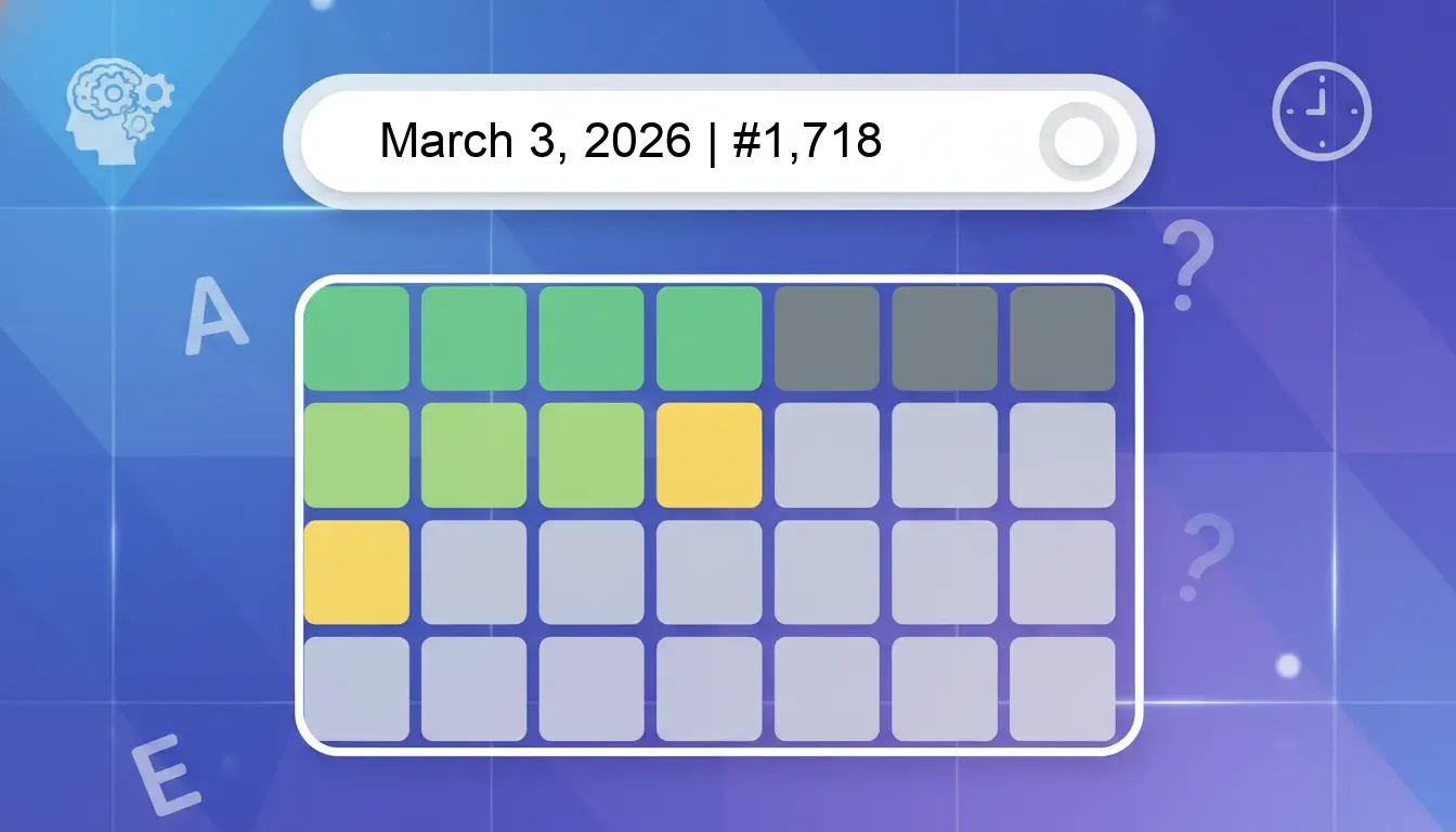 Wordle Answer Today #1718.webp