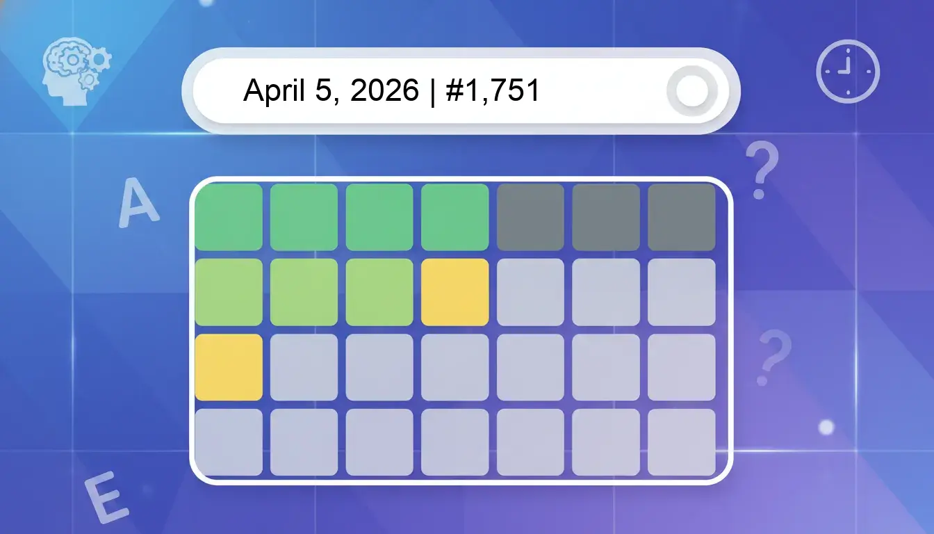 Wordle Answer Today #1751.webp